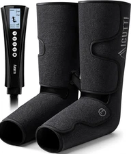 AICUTTI Compression Foot and Leg Massager, Air with Heat, Gifts for Family,