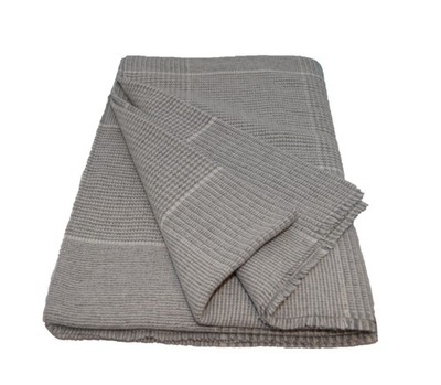 Eagle Products Wolldecke 130 x 200 cm grau Sofadecke Wolle Kuscheldecke Decken