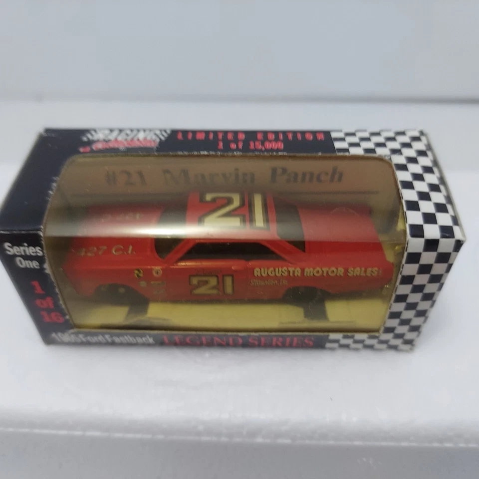 Raro Marvin Panch #21 Augusta Motor Sales 1965 Ford Fastback RCCA 1:64 Stockcar Foto 3 de 4