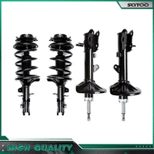 Kit Set of 4 For 2009 Kia Spectra Spectra5 Front Strut Coil & Spring Rear Shocks