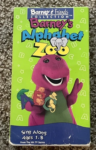 Barney Friends Collection Alphabet Zoo VHS 1994 Video Tape Sing-Along 