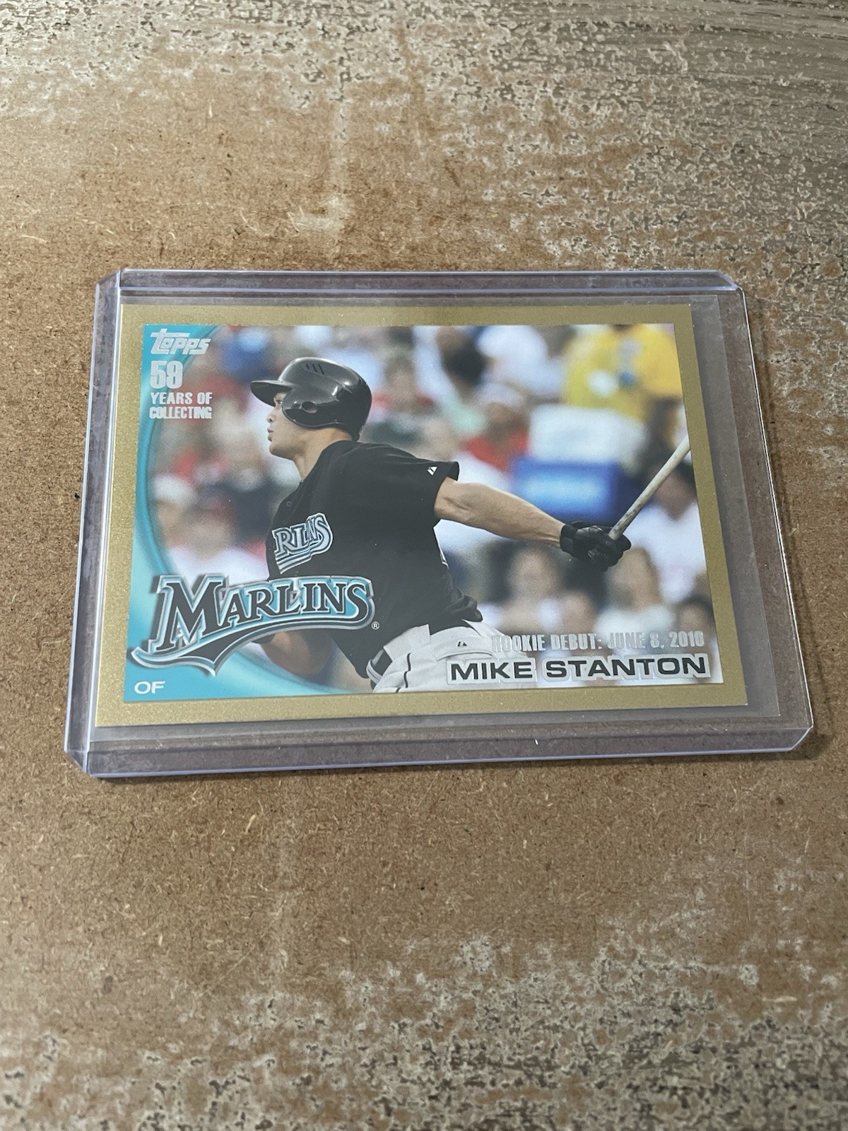 2010 Topps Update #US-327 Giancarlo “Mike” Stanton GOLD Rookie /2010 – Marlins