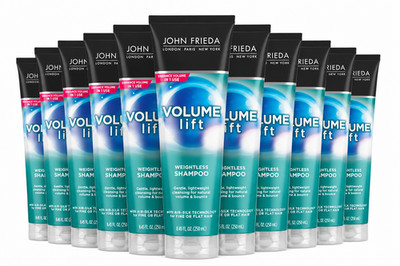 John Frieda Volume Lift Weightless Shampoo Pack of 12 for Fine Flat Hair