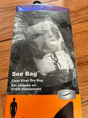 Seal Line See Bag Clear Vinyl Dry Bag 5 Liters Roll Top Waterproof Outdoor Gear