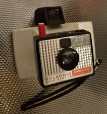 Polaroid Kamera m. Blitzlicht von 1955