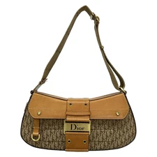 DIOR/ChristianDior Street Chic, Trotter - Beige Brown Jacquard Leather