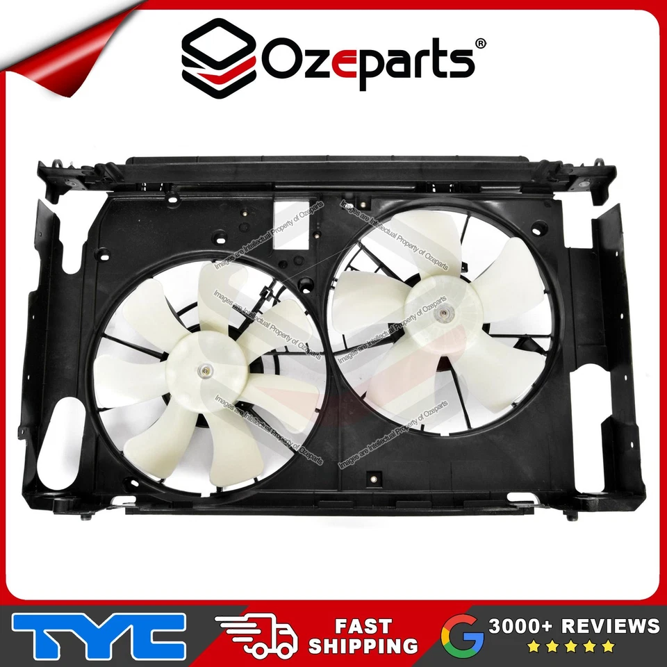 AC Radiator Thermo Cooling Fan Assembly Dual For Toyota RAV4 ACA30 06~13 3.5L V6 - Image 4 of 4