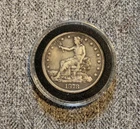 1878-S US Trade Dollar $1 Silver Coin Ungraded Fine-VF Better Details
