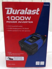 Duralast 70003BM 12V 1000W power Inverter W/Ring Connectors & 4x 40A Fuses