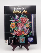 New & Sealed! Hinkler Explore Artmaker Picture Etch Tattoo Art Book