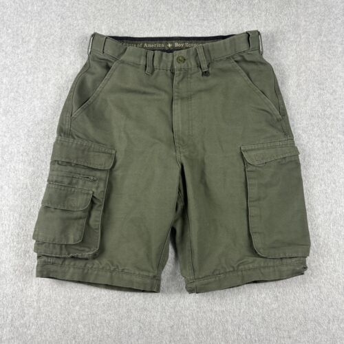 Boy Scouts Of America BSA Shorts Men 30 Uniform Cargo Green Convertible Outdoor