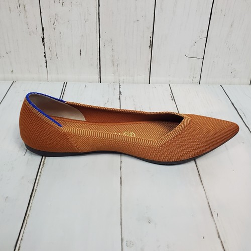 Rothy's Ballet Flats The Point Amber Textile Women's Size 7 Comfort Shoes GUC - Picture 5 of 17