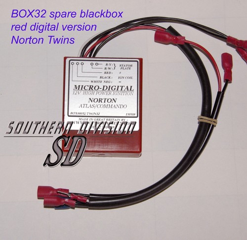 Box32 Component BOX32 Norton Twin Boyer Bransden spare Blackbox Ersatz Steuergerät ...