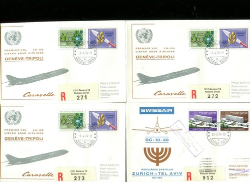 25 Erstflugbelege Swissair - aus 1974 ( 28816 ) - Bild 2 von 6
