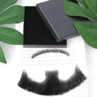 Fake Beard Hand Made Real Human Hair Lace Comfortable Invisible ...