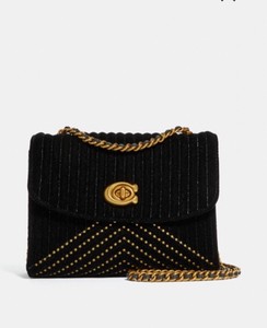coach velvet bag
