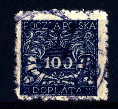 POLEN - POLEN - 1919 - Briefmarken für Südpolen: Ziffer