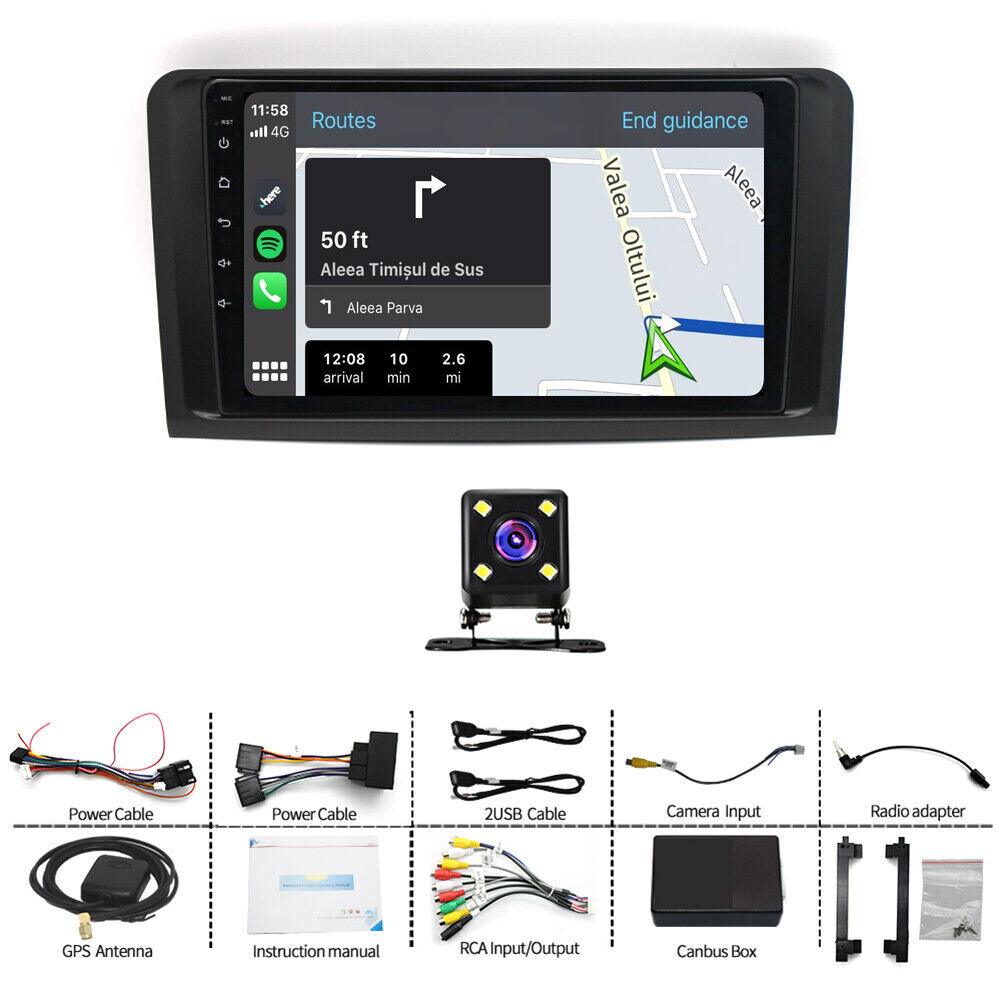 CarPlay Android Radio AHD For Mercedes-Benz ML350 GL450 2007 CarPlay Android Radio AHD For Mercedes-Benz ML350 GL450 2007