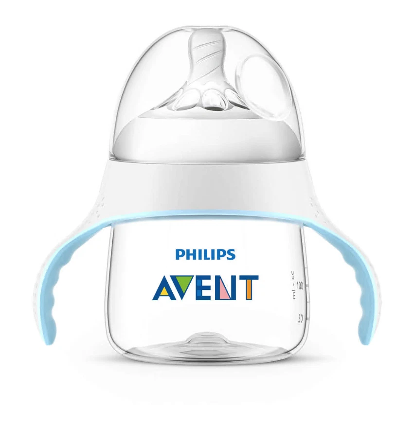 Philips Avent My Natural Trainer Sippy Cup 5 oz SCF262/03 - Transparente Foto 3 de 4