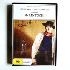 McLintock! DVD 1963 Western, Classic, John Wayne, Maureen O'Hara, Region 4