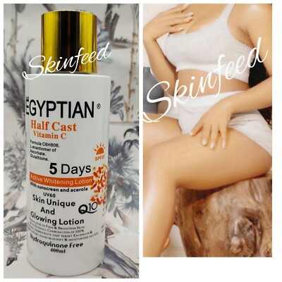 Original Egyptian Vitamin C Active Whitening Face & Body Lotion 400ml X 1 SPF 20