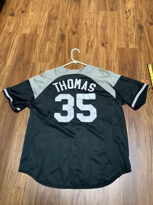 VINTAGE Majestic Chicago White Sox Jersey Frank Thomas XL Rare Retro Seen