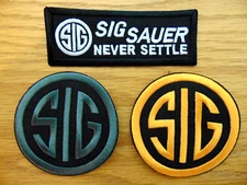 3 Piece Gun Firearms Weapons Pistols Handgun Shotgun Patch SET!!