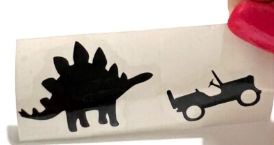  Dinosaur Stegosaurus Easter Egg decal 