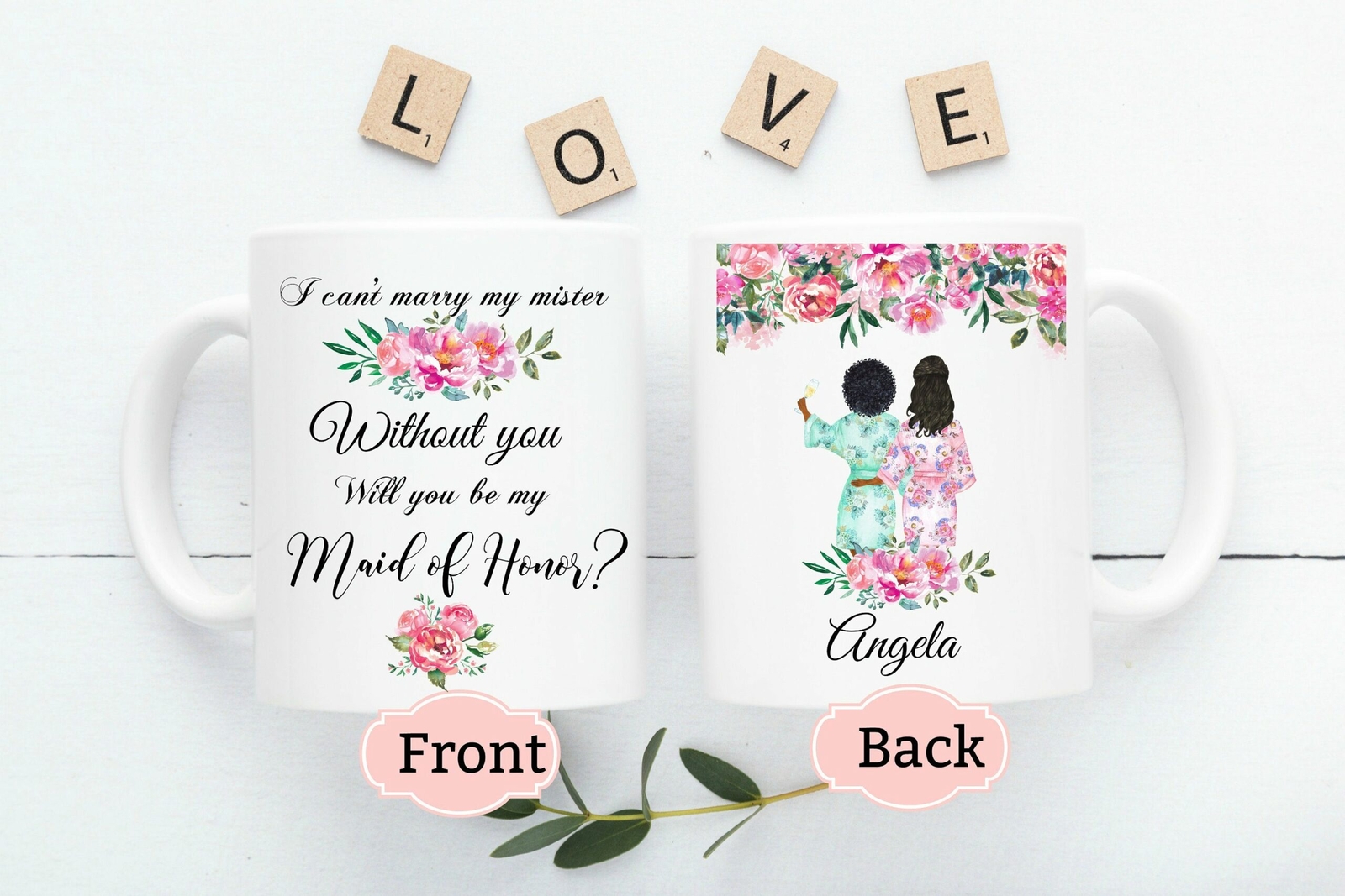 Personalized Bridesmaid Mug Bride Tribe Mug Customized Bride Squad Mug