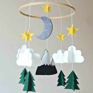 woodland crib mobile
