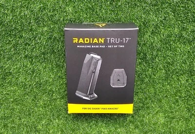 Radian Weapons TRU-17 Magazine +0 Base Pad 2-PACK Sig Sauer P365-XMACRO - H0023