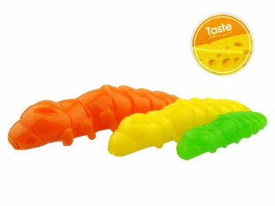 FishUp Pupa Cheese Trout Series 1.2inch 32mm 10 Stück Gummiköder NEU FARBEN 