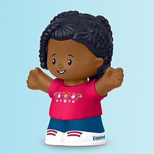 Replacement Girl in Pink Shirt Figure for Fisher-Price Little People Playset - Picture 3 of 5