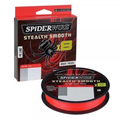 Spiderwire Stealth Smooth 8 Braid 300m - Red