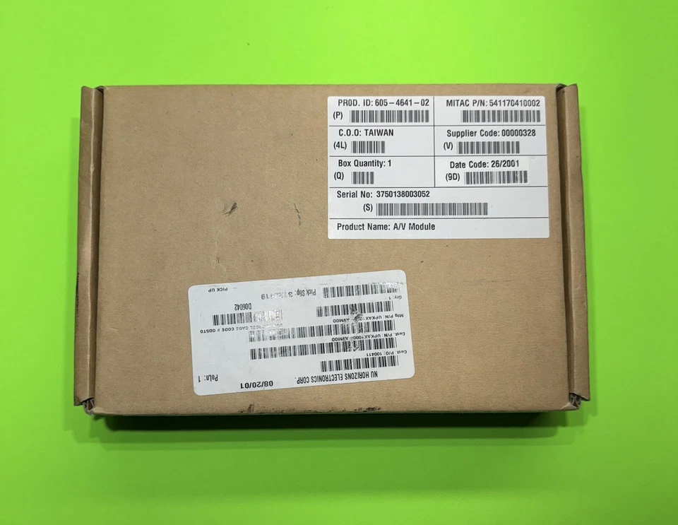 Sun 375-0138 Netra AX1105-500 Audio/Video module 5411704 / 605-4641 New in Box - Image 2 of 4