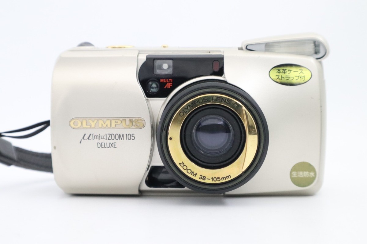 OLYMPUS μ [mju:] ZOOM 105 DELUXE 35mm Compact Film Camera