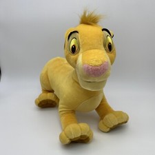 DISNEY LION KING LARGE SIMBA 20" PLUSH DISNEY STUFFED TOY ANIMAL GIANT VTG 2002