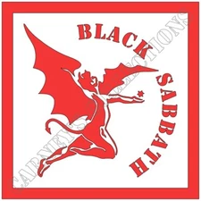 8"x8" Clear Plastic Stencil - Black Sabbath (SAA200)*****