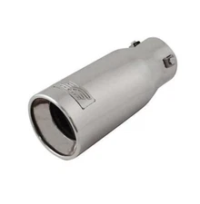 EX-1011 DC Sports Stainless Steel Resonated Exhaust Tip For 1.75" -2.5" Pipe