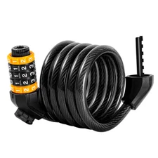 WEST BIKING 5 Digit Code Password Anti-theft Bike Thickened Steel Cable Lock