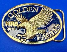 NRA Golden Eagles 2010 National Rifle Association Right to Bear Arms Belt Buckle