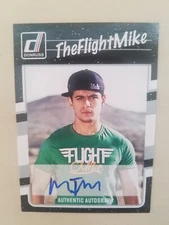 The Flight Mike Signed Autographed 2016 Donruss Authentic NBA Blogger You Tuber