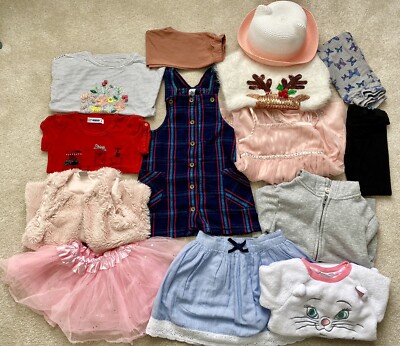 Konvolut Restposten Mädchen Kleidung 4 bis 5 Jahre 14 Teile H&M Next Tu etc Top Zustand