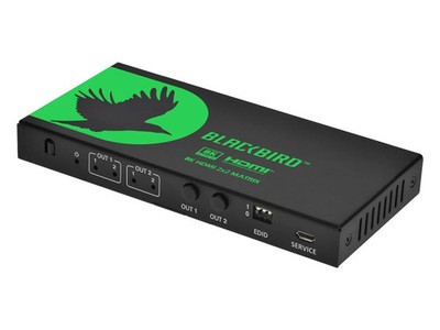 Monoprice Blackbird 2x2 HDMI Matrix With Audio Extraction, HDMI 2.1,44438
