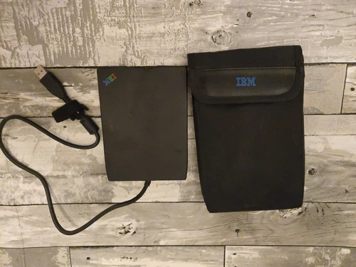 IBM USB Portable Diskette Drive With Official IBM Pouch