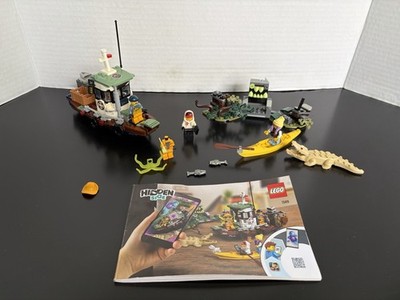 LEGO HIDDEN SIDE: 70419 Wrecked Shrimp Boat 99% Complete with Instructions
