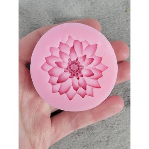 Pink Flower Silicone Mold for Soap Candle Making Resin Craft