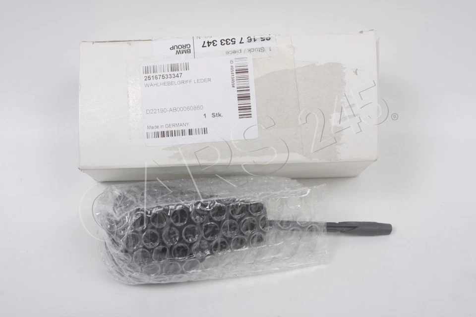 Genuine Automatic Gear Shift Black Leather Knob BMW E46 E31 E39 E38 X5 E53 Z3 - Image 4 of 4