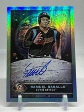 SAMUEL BASALLO - BaySox - 2024 Topps Pro Debut Future Cornerstones auto /75