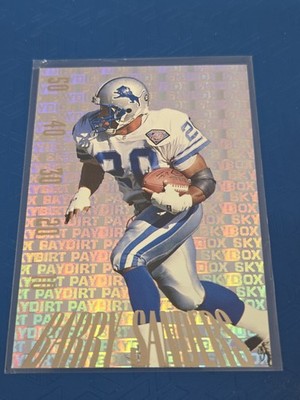 1995 SkyBox Premium Paydirt Gold #PD23 Barry Sanders Lions FOOTBALL Card C